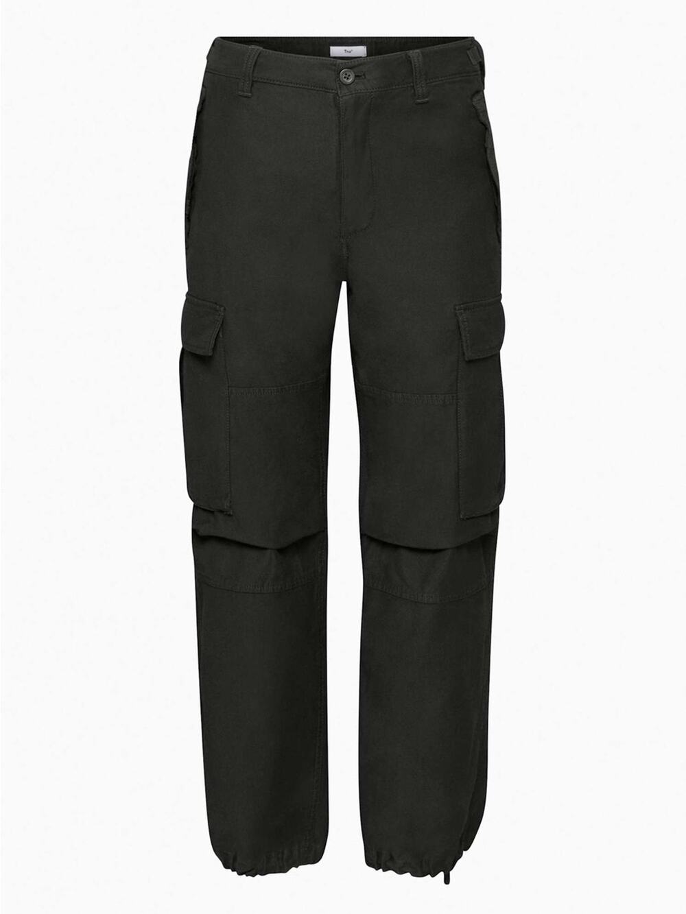 Aritzia TNA Black Cargo Pants with Elastic Hem 2